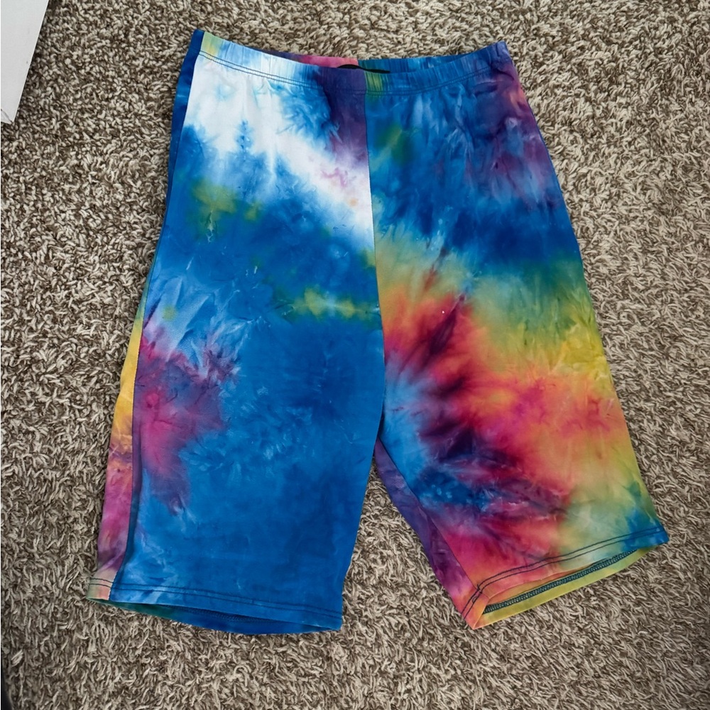 AKIRA Multicolor Tie-Dye Shorts